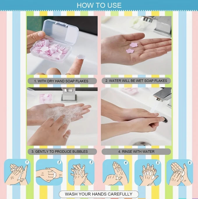 200 Pc Hand Washing Soap Sheets