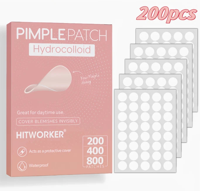 200pcs Hydrocolloid Pimple Patches