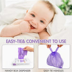 100pcs Scented Diaper Disposal Bags