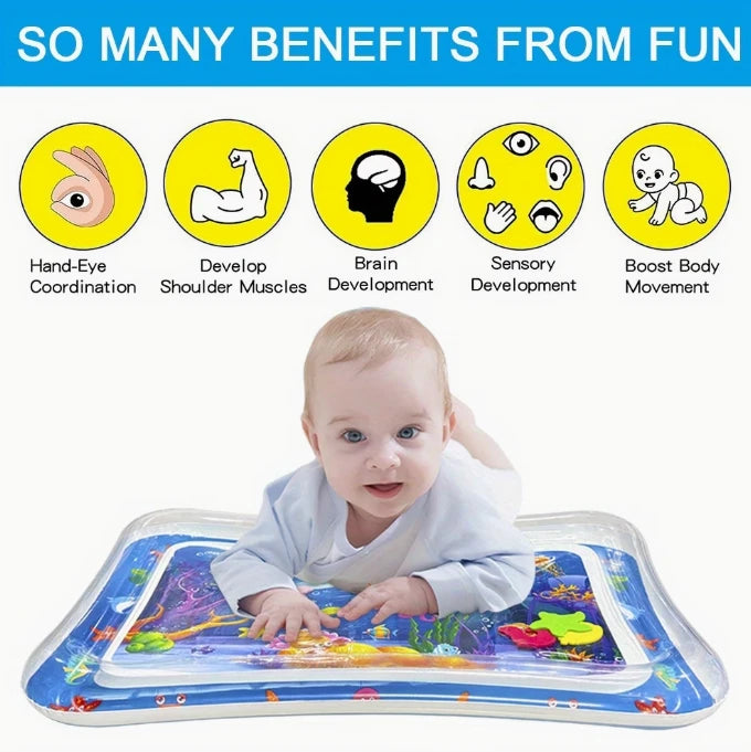 Inflatable water mat