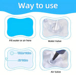 Inflatable water mat