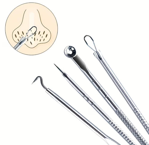 4pcs Blackhead Needle Set