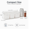 3-Compartment Fruit Storage Container