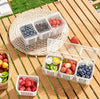 3-Compartment Fruit Storage Container