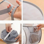 Pop-Up Mesh Foldable Laundry Basket
