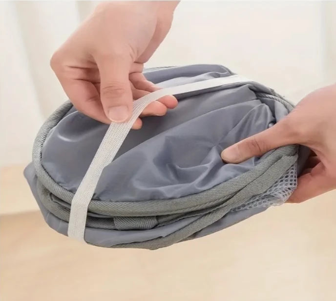 Pop-Up Mesh Foldable Laundry Basket