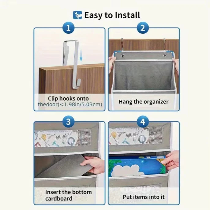 Over-The-Door Hanging Storage Rack