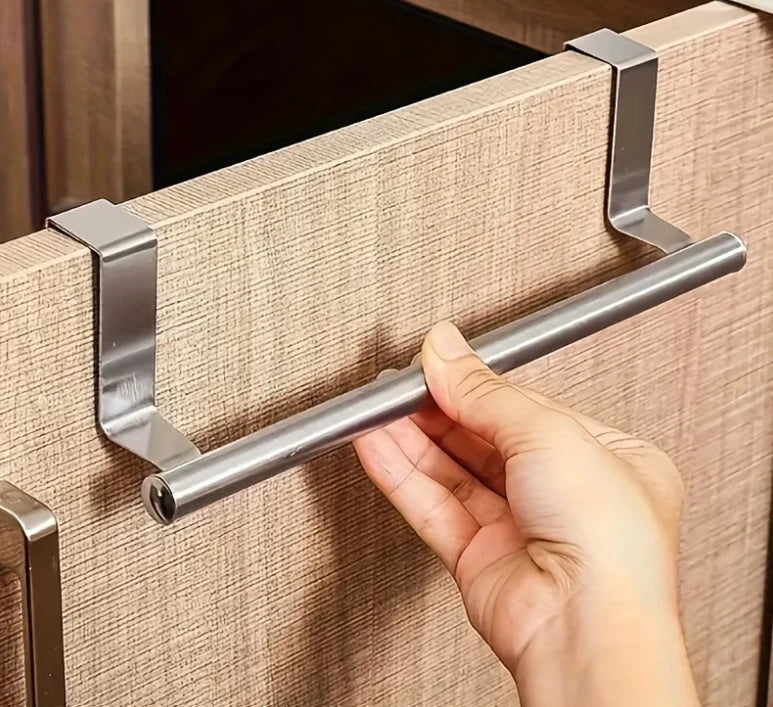 Over-the-Cabinet Kitchen Towel Rack