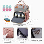 Foldable Diaper Bag with Travel Bed