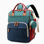 Foldable Diaper Bag with Travel Bed
