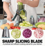 3-in-1 Manual Rotary Grater