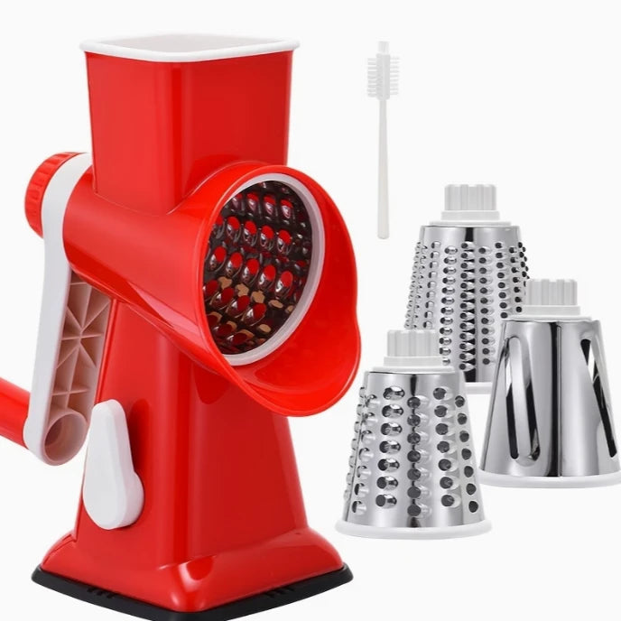 3-in-1 Manual Rotary Grater