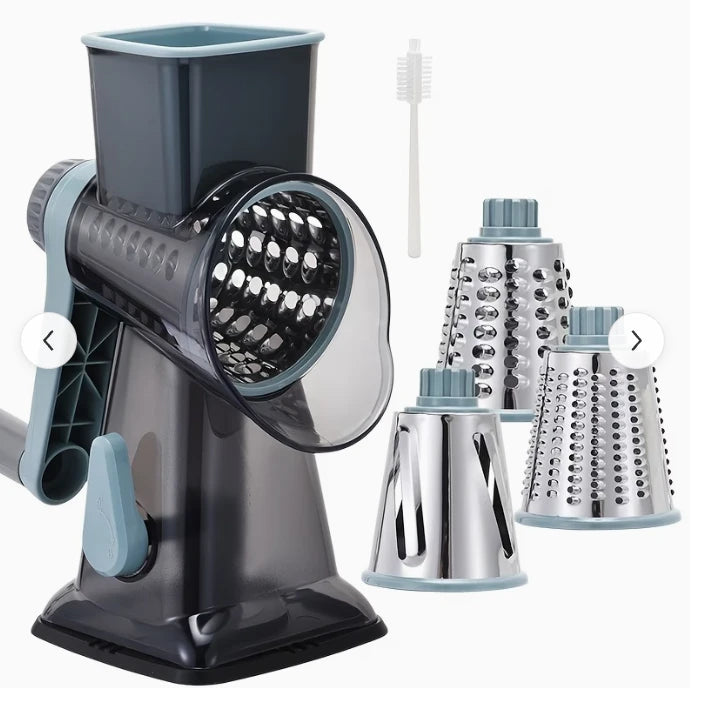 3-in-1 Manual Rotary Grater