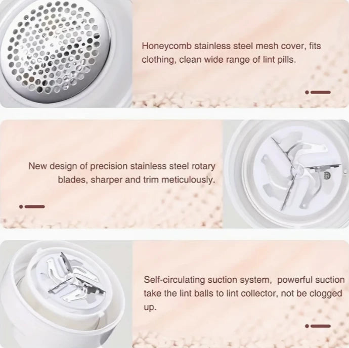 Portable Rechargeable Lint Remover