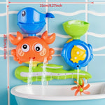 Interactive Suction Cup Bath Toy Set