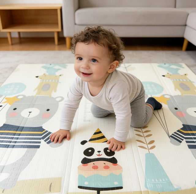 Double-Sided Foldable Waterproof Kids Play Mat