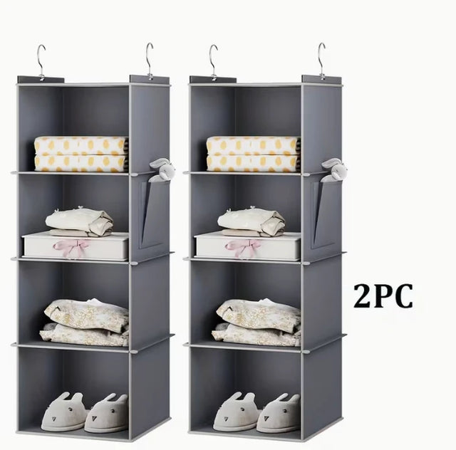 2pcs Layered Hanging Storage Organizer