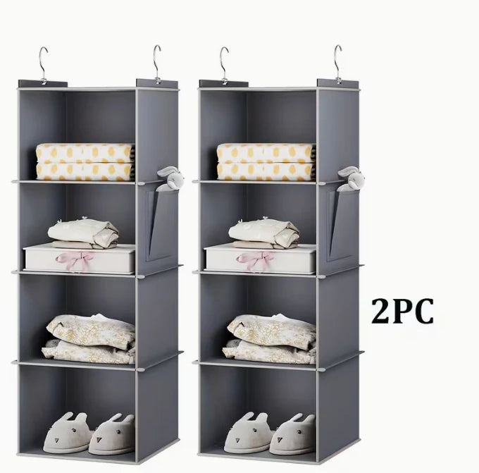 2pcs Layered Hanging Storage Organizer