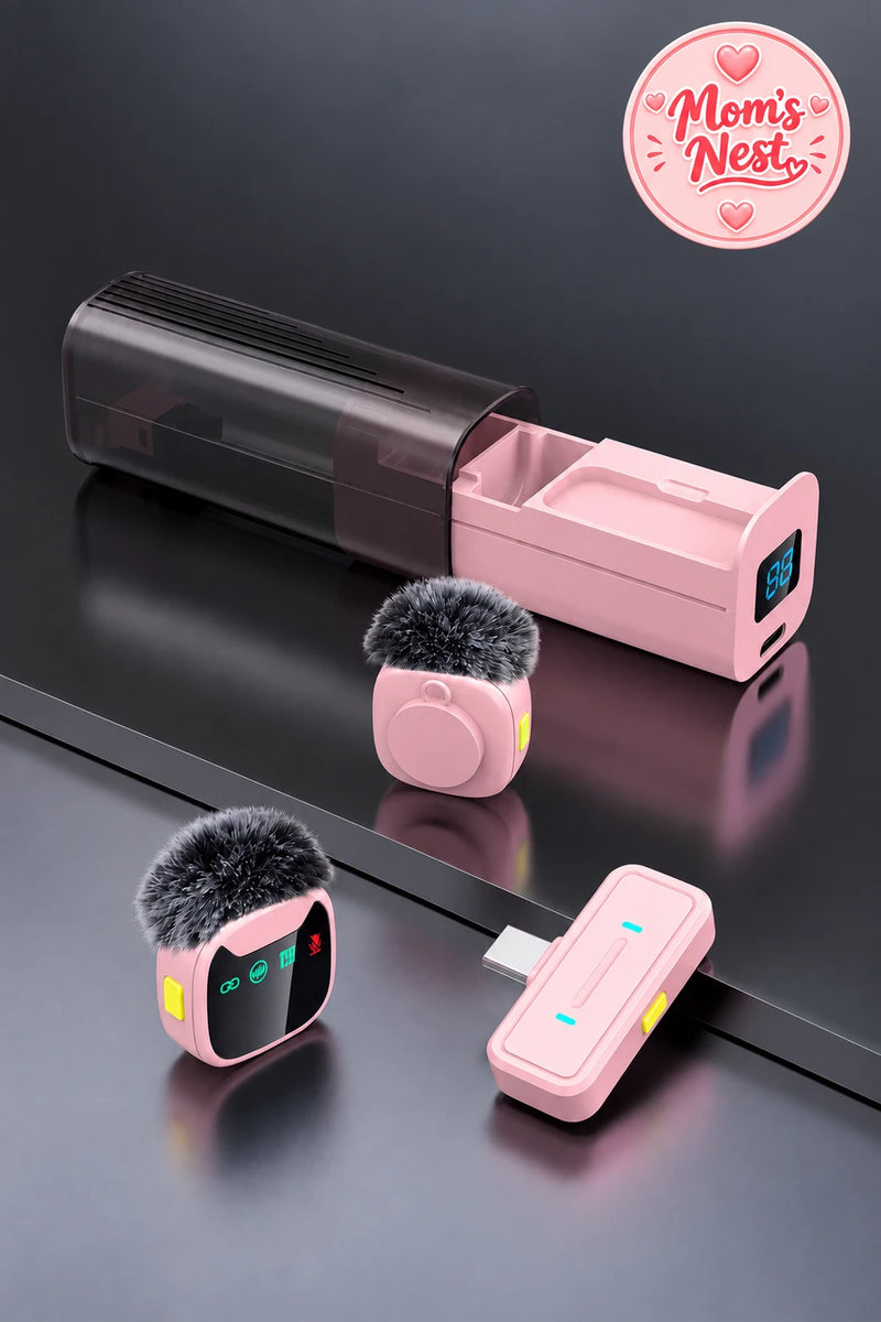 Wireless Lavalier Microphone with Charging Case