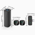 Wireless Lavalier Microphone with Charging Case