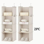 2pcs Layered Hanging Storage Organizer