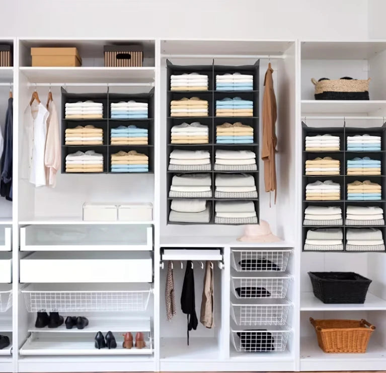 2pcs Layered Hanging Storage Organizer
